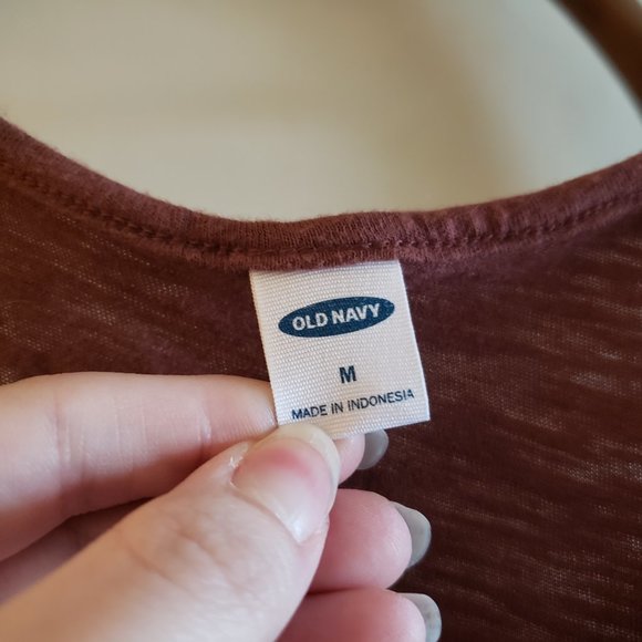 ON Rust Button-Up Tank Top - Picture 3 of 4